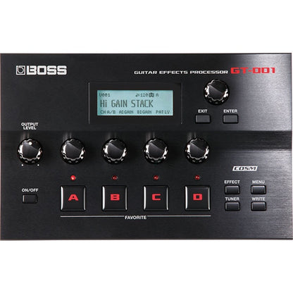 Boss GT-001 Table Top Guitar Multi Effects Processor and Desktop USB Audio Interface (GT001)