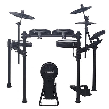 Medeli MZ537 Digital Electric Drum Set Package with Throne