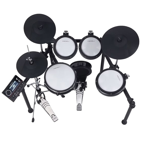 Medeli MZ538 Digital Electric Drum Set Package with Throne