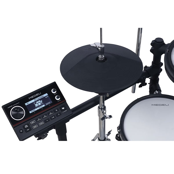 Medeli MZ538 Digital Electric Drum Set Package with Throne