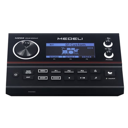 Medeli MZ538 Digital Electric Drum Set Package with Throne