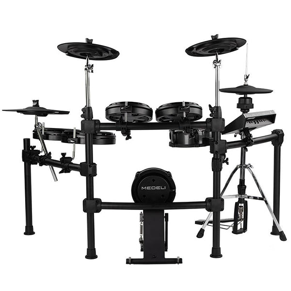 Medeli MZ725 Digital Electric Drum Set Package with Throne