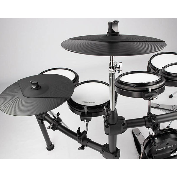 Medeli MZ725 Digital Electric Drum Set Package with Throne