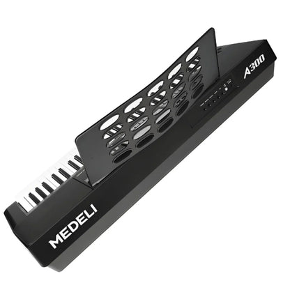 Medeli A300 61 Key Portable Keyboard Complete Package with Original Adapter