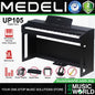 Medeli UP105 88 Keys Entry Level Upright Piano Package With Built In Metronome