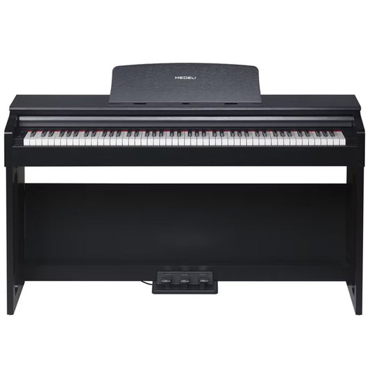 Medeli UP105 88 Keys Entry Level Upright Piano Package With Built In Metronome