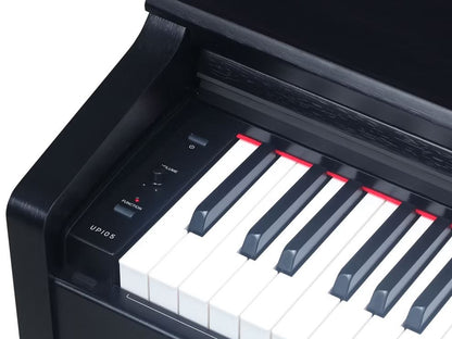 Medeli UP105 88 Keys Entry Level Upright Piano Package With Built In Metronome