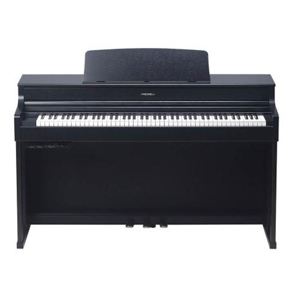 Medeli UP605 88 Keys Upright Piano Package with Woodgrain Finish Built in Bluetooth MIDI and Audio
