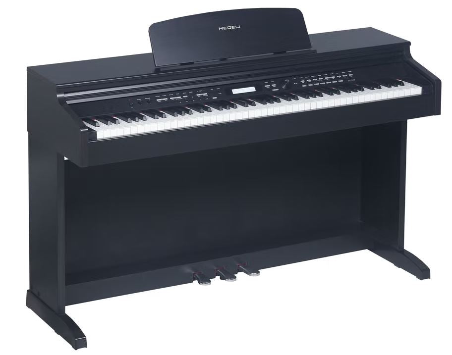 Medeli DP530E 88 Keys Upright Piano Package With Backlit LCD Display for Versatile