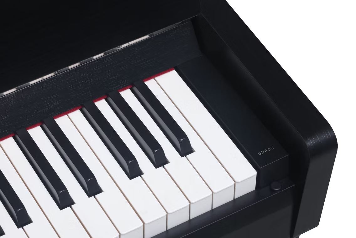 Medeli UP605 88 Keys Upright Piano Package with Woodgrain Finish Built in Bluetooth MIDI and Audio