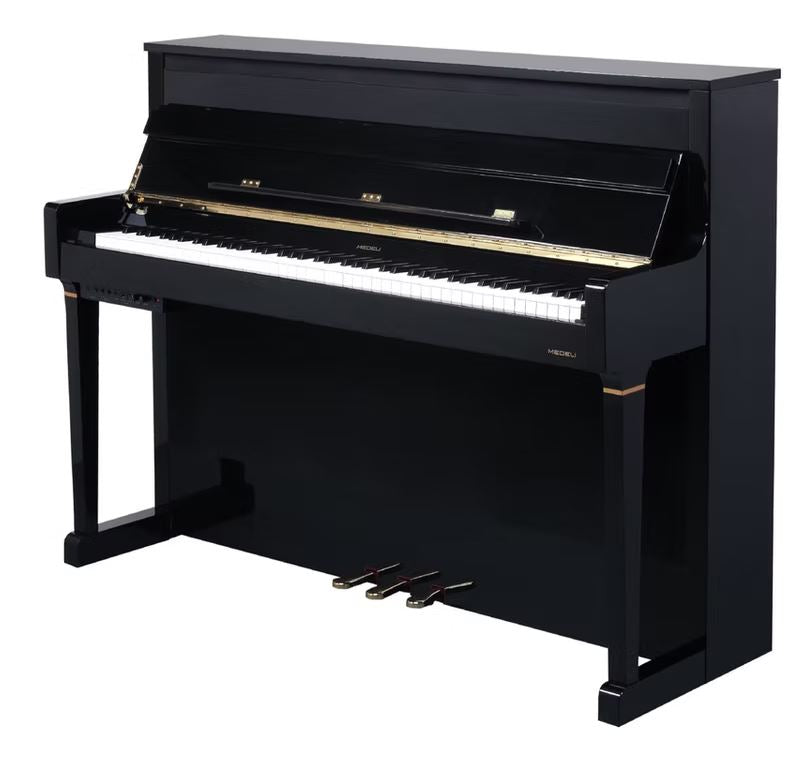 Medeli UP805 88 Keys Digital Piano Package With Graded Action 3 Sensor Premium Wood