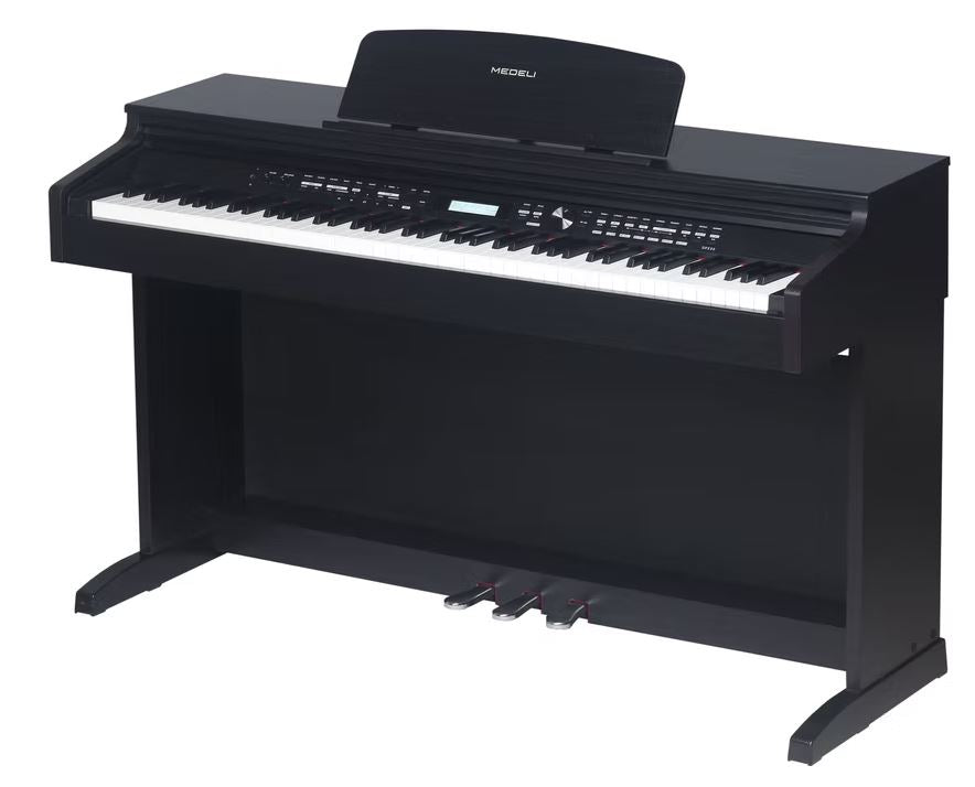 Medeli DP530E 88 Keys Upright Piano Package With Backlit LCD Display for Versatile
