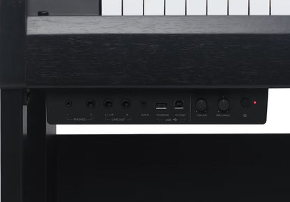 Medeli UP605 88 Keys Upright Piano Package with Woodgrain Finish Built in Bluetooth MIDI and Audio