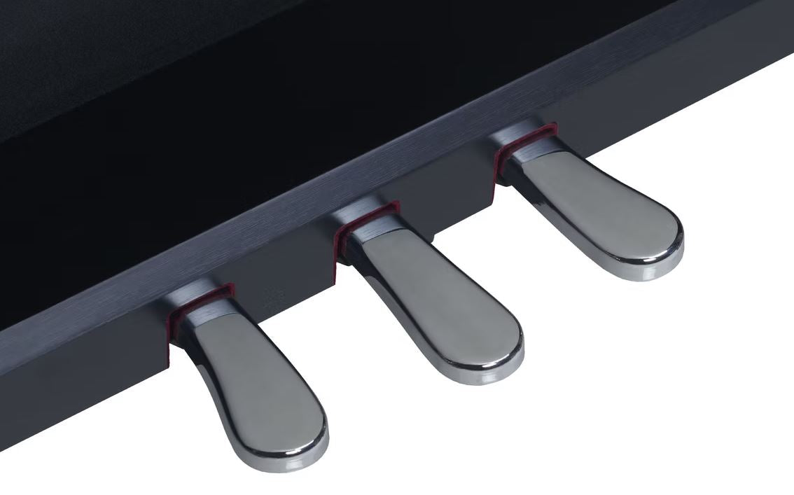 Medeli UP605 88 Keys Upright Piano Package with Woodgrain Finish Built in Bluetooth MIDI and Audio