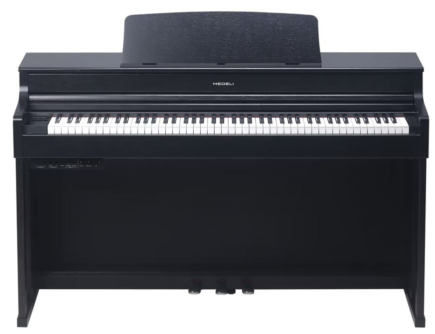 Medeli UP405E 88 Keys Upright Piano Package With Graded Action 3 Sensor Premium