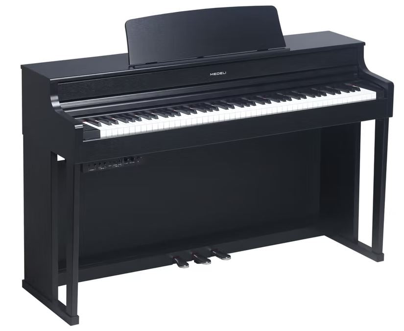 Medeli UP405E 88 Keys Upright Piano Package With Graded Action 3 Sensor Premium