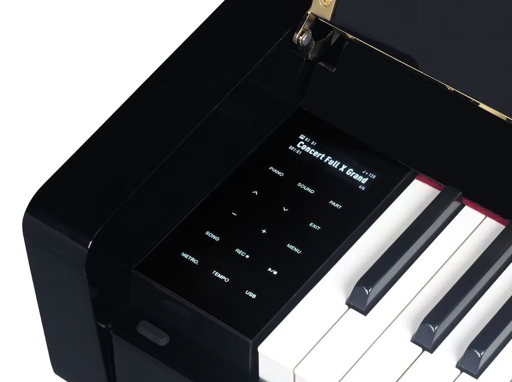 Medeli UP805 88 Keys Digital Piano Package With Graded Action 3 Sensor Premium Wood