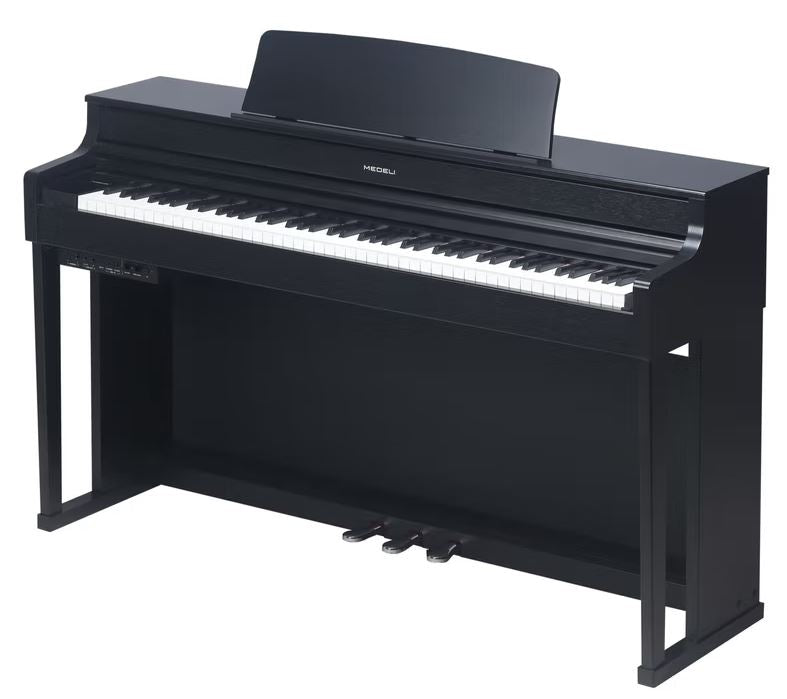 Medeli UP405E 88 Keys Upright Piano Package With Graded Action 3 Sensor Premium
