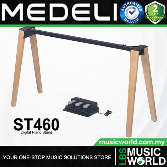 Medeli ST460 4 Legs Wooden Stand With 3 Pedals For SP-C120 And SP-A500