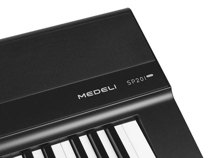 Medeli SP201 Plus 88 Keys Slim Digital Piano Built in Stereo Speaker and Bluetooth Package
