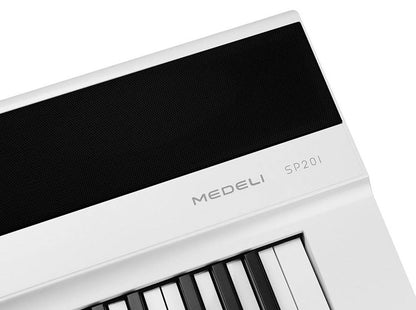 Medeli SP201 88 Keys Slim Digital Piano Built in Stereo Speaker and Companion App Package