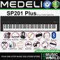 Medeli SP201 Plus 88 Keys Slim Digital Piano Built in Stereo Speaker and Bluetooth Package