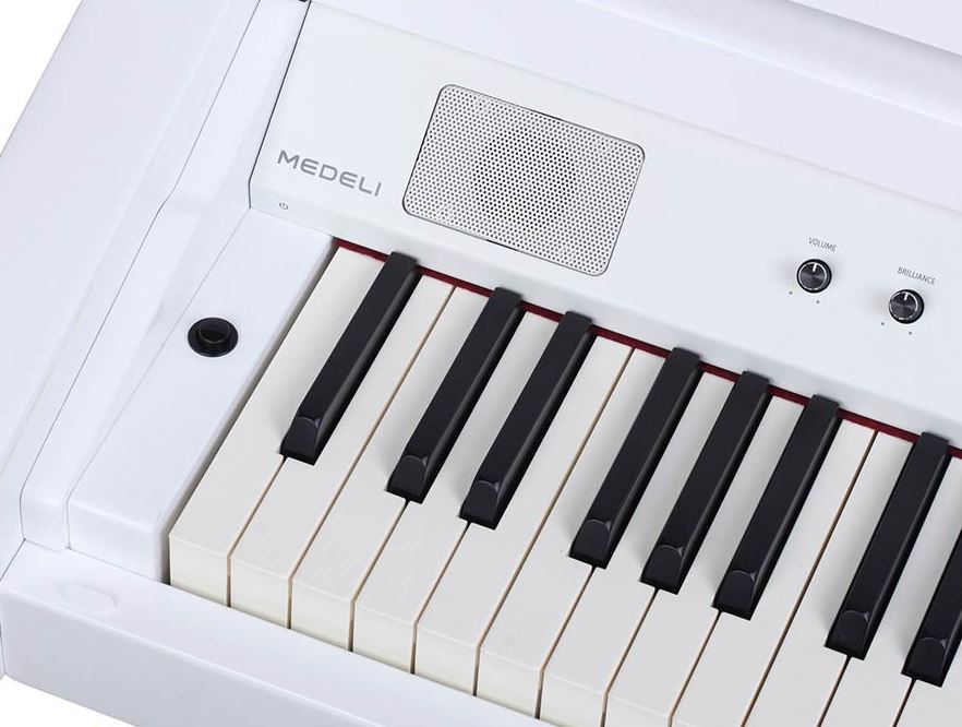 Medeli Grand 510 88 Keys Digital Piano Built in Bluetooth MIDI and Audio with Backlit LCD