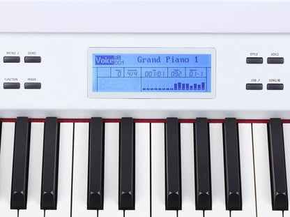 Medeli Grand 510 88 Keys Digital Piano Built in Bluetooth MIDI and Audio with Backlit LCD