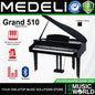 Medeli Grand 510 88 Keys Digital Piano Built in Bluetooth MIDI and Audio with Backlit LCD