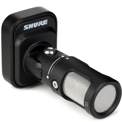 Shure MV88 USB-C Stereo Condenser Microphone Multi Pattern Mic with Onboard DSP and Accessories
