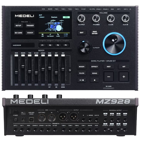 Medeli MZ928 Digital Electric Drum Set Kit Package with Bluetooth