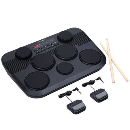 Medeli DD221 7 Pads Portable Tabletop Electric Drum with USB and Built In Speaker