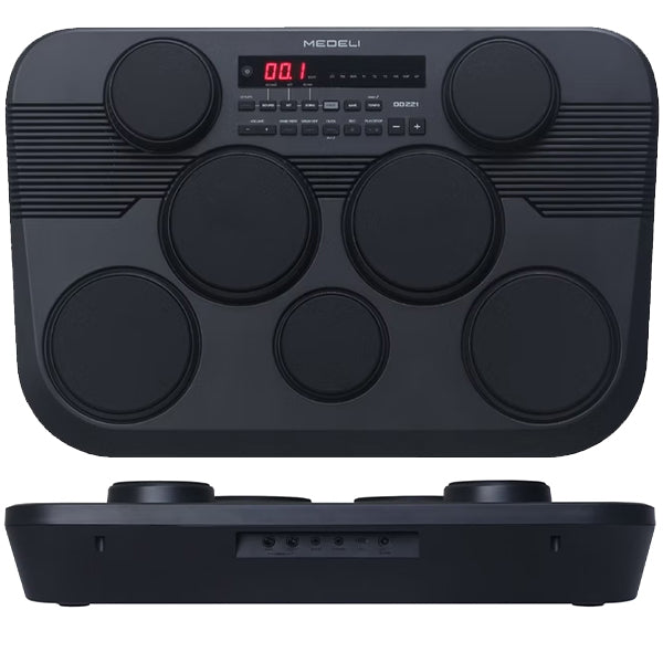 Medeli DD221 7 Pads Portable Tabletop Electric Drum with USB and Built In Speaker