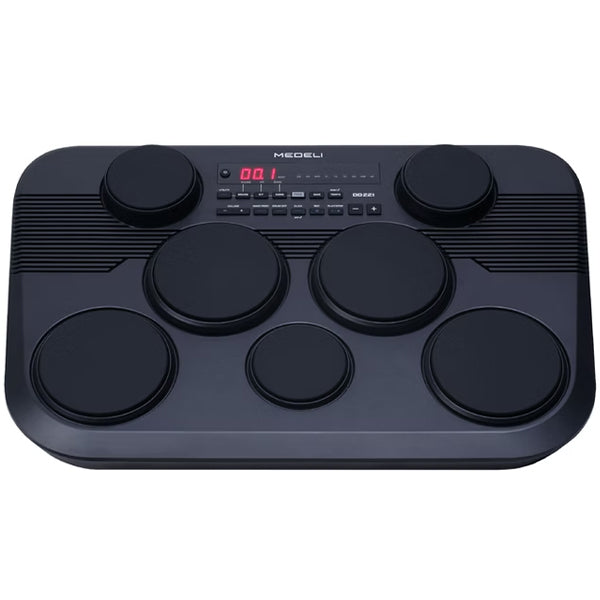 Medeli DD221 7 Pads Portable Tabletop Electric Drum with USB and Built In Speaker