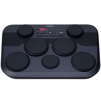 Medeli DD221 7 Pads Portable Tabletop Electric Drum with USB and Built In Speaker