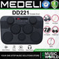 Medeli DD221 7 Pads Portable Tabletop Electric Drum with USB and Built In Speaker