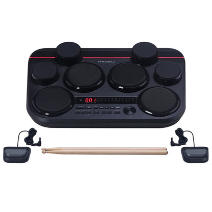 Medeli DD325 8 Pads Portable Compact Electric Drum Kit Package