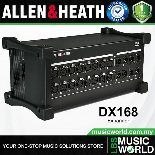 Allen & Heath DX168 16 in 8 Out Portable Stage Box DX I/O Expander Rugged