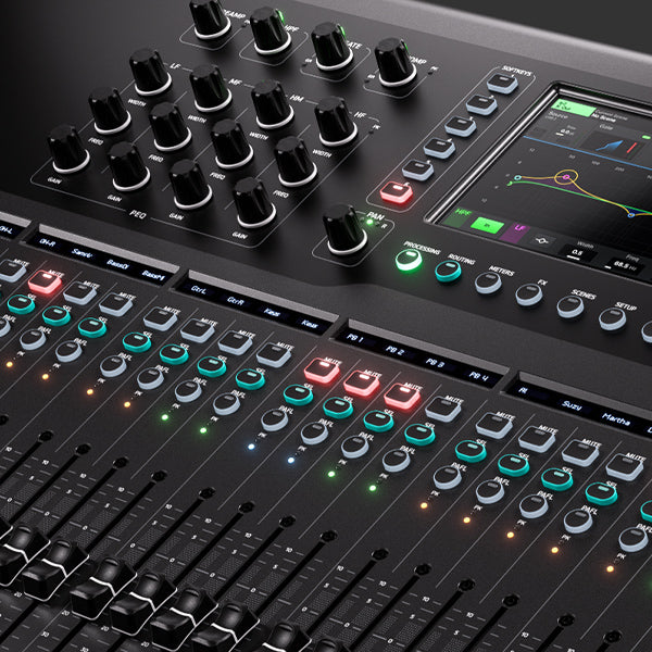 Allen & Heath Qu-7 Series 38 Channel Compact Digital Mixer with and without Dante(Qu7 Qu7D)