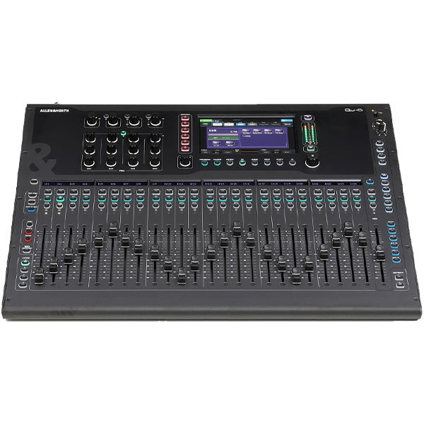 Allen & Heath Qu-6 Series 38 Channel Compact Digital Mixer with Dante (Qu6 Qu6D)