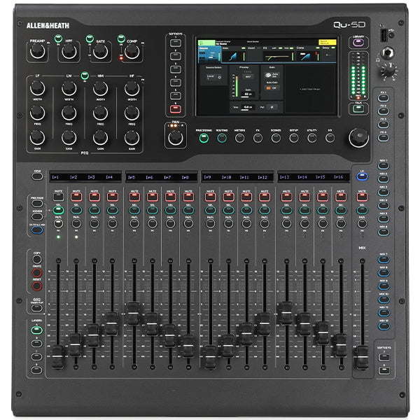 Allen & Heath Qu-5 Series 38 Channel Compact Digital Mixer with and without Dante (Qu5 Qu5D)