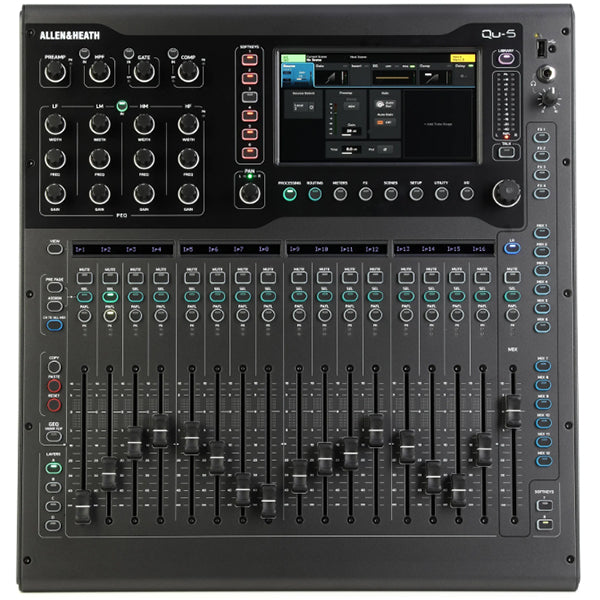 Allen & Heath Qu-5 Series 38 Channel Compact Digital Mixer with and without Dante (Qu5 Qu5D)