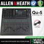 Allen & Heath Qu-5 Series 38 Channel Compact Digital Mixer with and without Dante (Qu5 Qu5D)