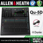 Allen & Heath Qu-5 Series 38 Channel Compact Digital Mixer with and without Dante (Qu5 Qu5D)