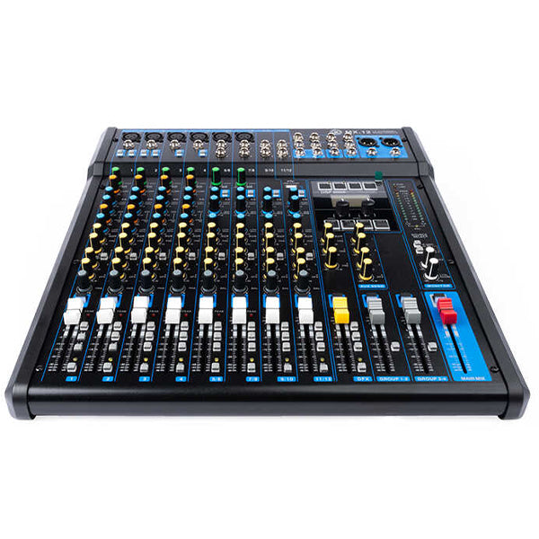 Topp Pro MX.12 12 Channel Compact Analog Mixer with USB and Bluetooth (MX12)