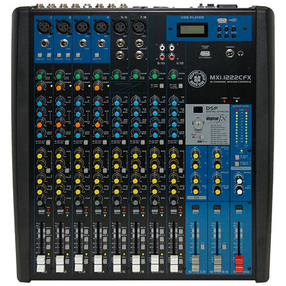 Topp Pro MXi.1222CFX 12 Channel Analog Mixer Built in DSP Effect with 100 Presets (MXi1222CFX)