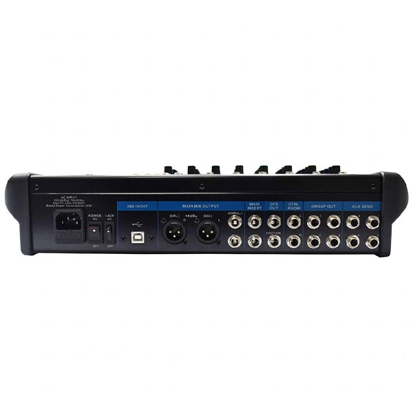 Topp Pro MXi.1222CFX 12 Channel Analog Mixer Built in DSP Effect with 100 Presets (MXi1222CFX)