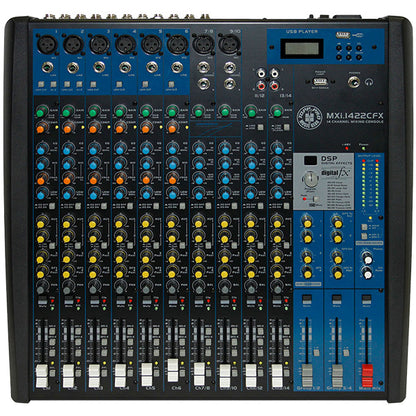Topp Pro MXi.1422CFX 14 Channel Analog Mixer Built in with DSP Effect and 100 Presets (MXi1422CFX)