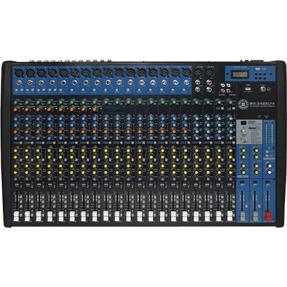 Topp Pro MXi.2422CFX 24 Channel Analog Mixer Built In DSP Effect with 100 Presets (MXi2422CFX)