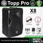 Topp Pro X8 200 Watts 8 Inch 2 Way Vented Passive Speaker Cabinet with Stand Package